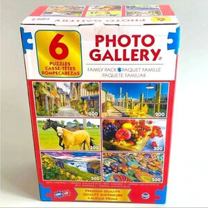 Puzzle Photo Gallery Family 6 Pack NIB SureLox Premium Quality